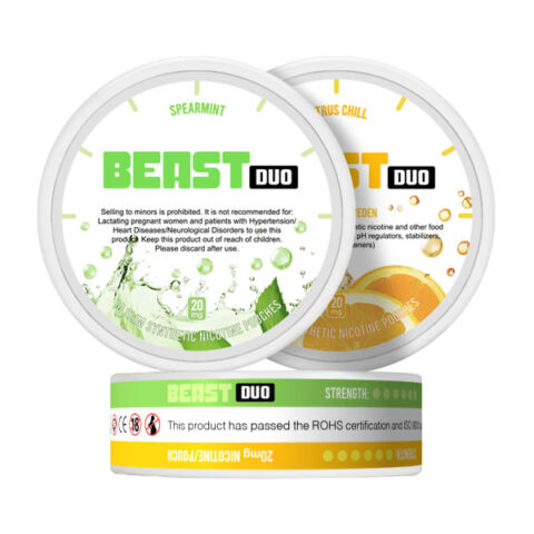 BEAST 20mg Spearmint & Citrus Chill Double