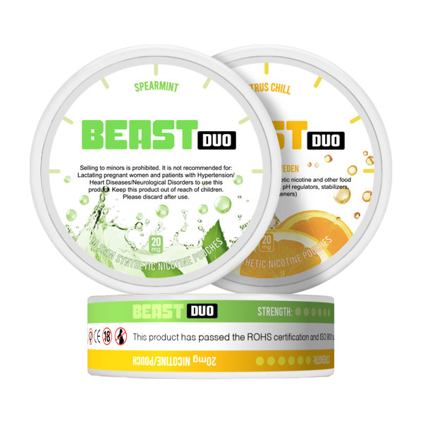 BEAST 20mg Spearmint & Citrus Chill Double