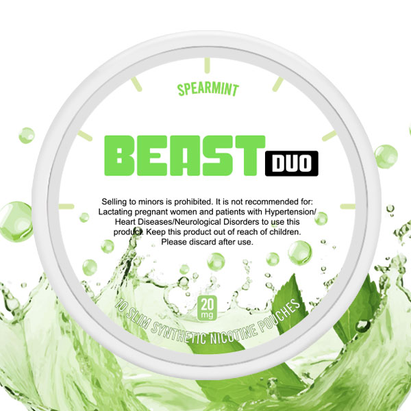 BEAST 20mg Spearmint & Citrus Chill Double